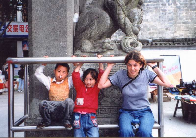 photo album-Playing with Chinese children,Beijing,China