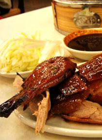 Peking duck dinner