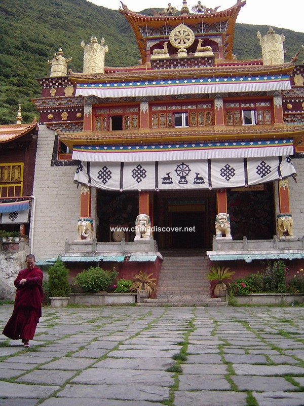 Tibetan Monstery in Sichuan Province

