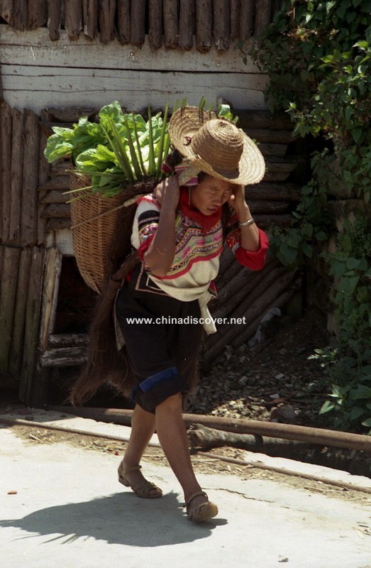 Hani ethnic woman, Yuanyang Photo