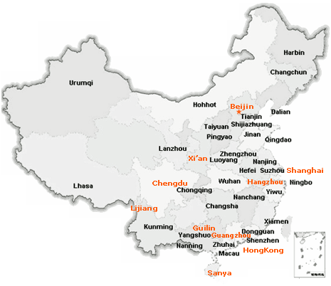 Map of China, China Maps