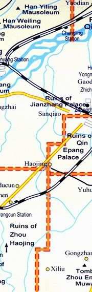 Map of Xian